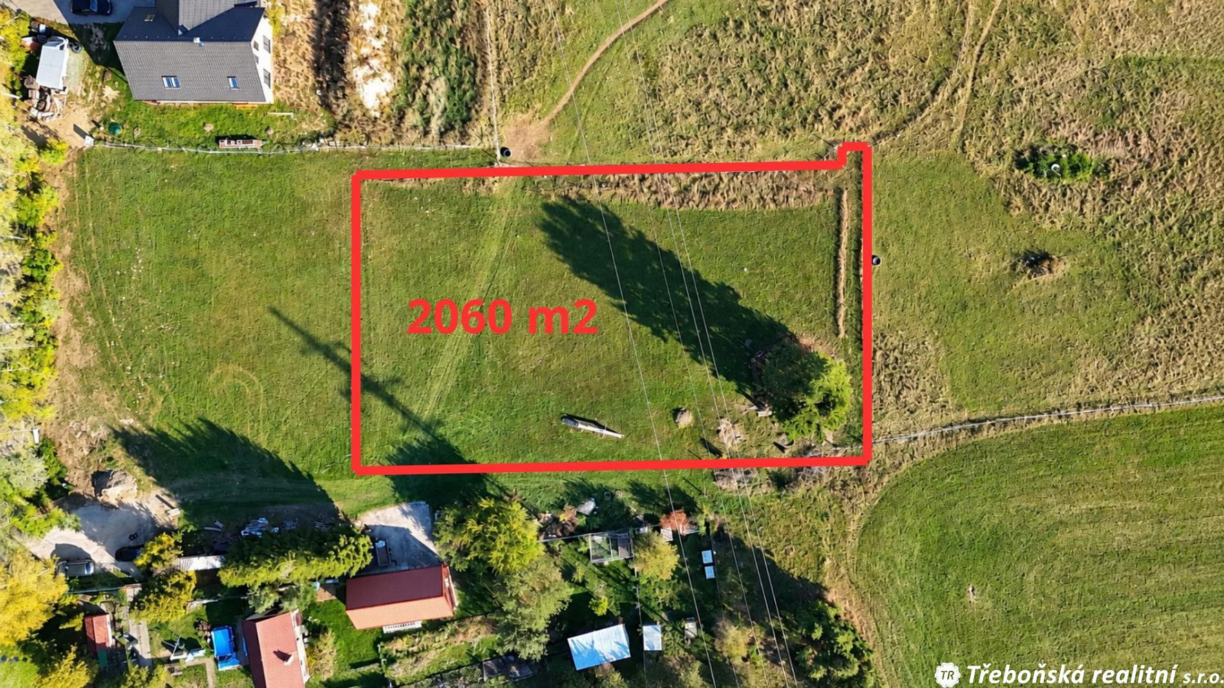 Prodej stavebního pozemku 2 060 m²