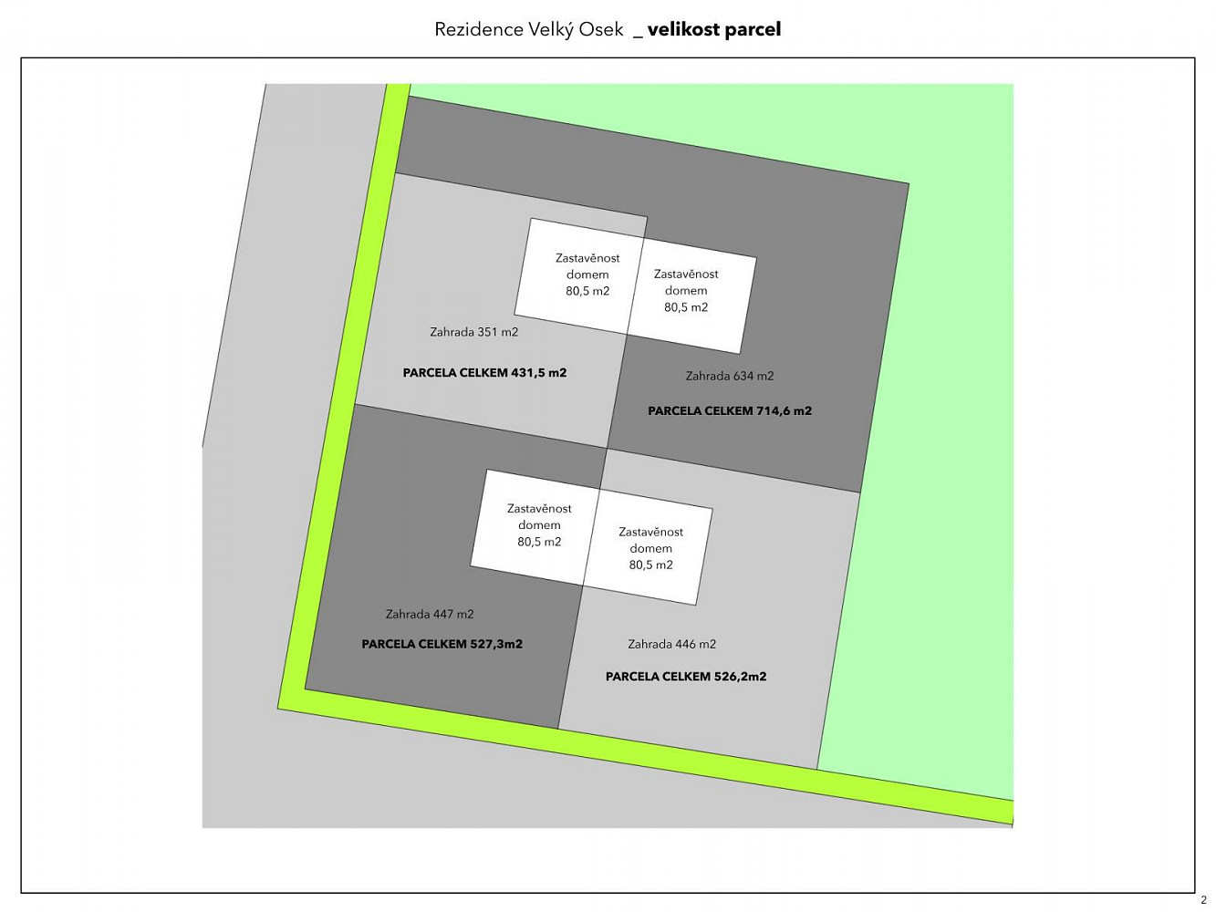 Prodej stavebního pozemku 2 200 m² – fotografie 4