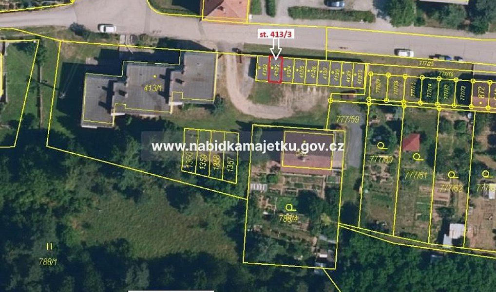 Rouchovany - řadová garáž bez čp/če včetně pozemku st. parc. č. 413/3, Rouchovany – náhled fotky 3