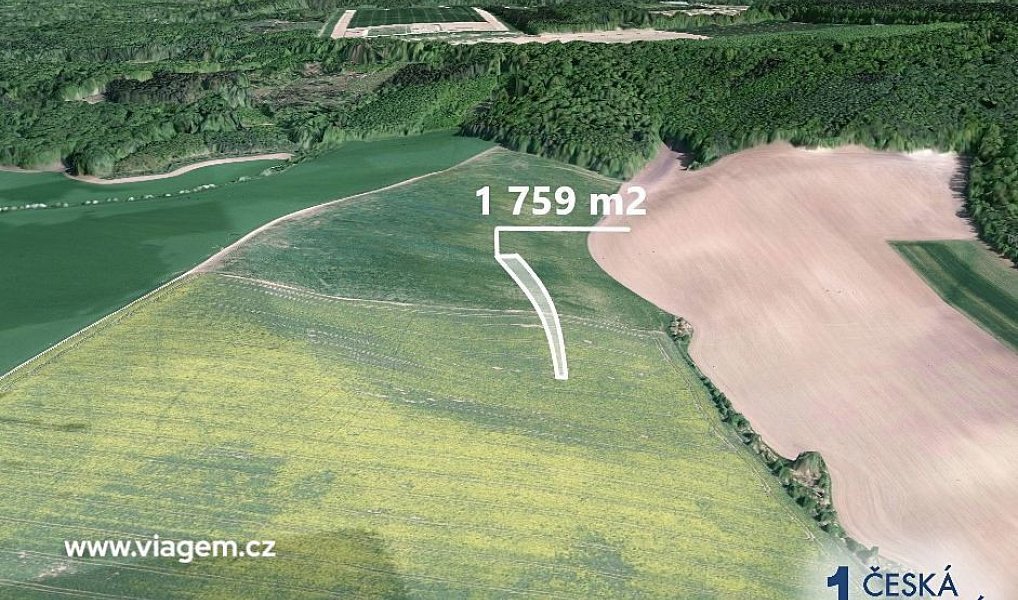 Prodej pole 879 m², Nítkovice – náhled fotky 2