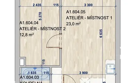 Prodej bytu 2+kk 59 m², Svatopetrská, Brno - Komárov