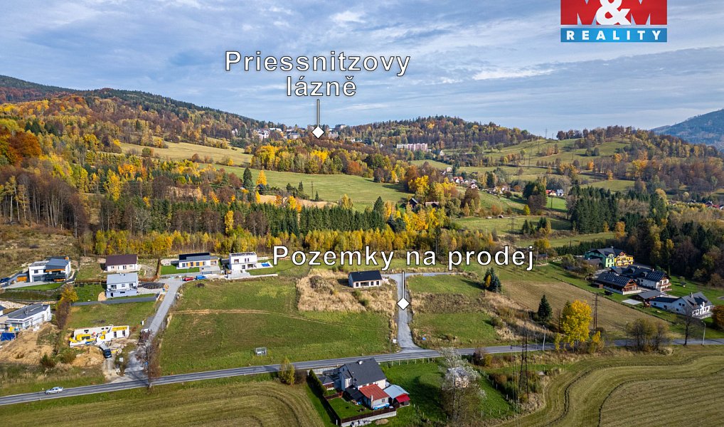 Prodej stavebního pozemku 1 161 m², Jeseník – náhled fotky 2