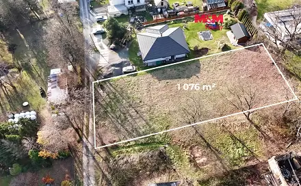 Prodej stavebního pozemku 1 076 m², Jistebník, okres Nový Jičín