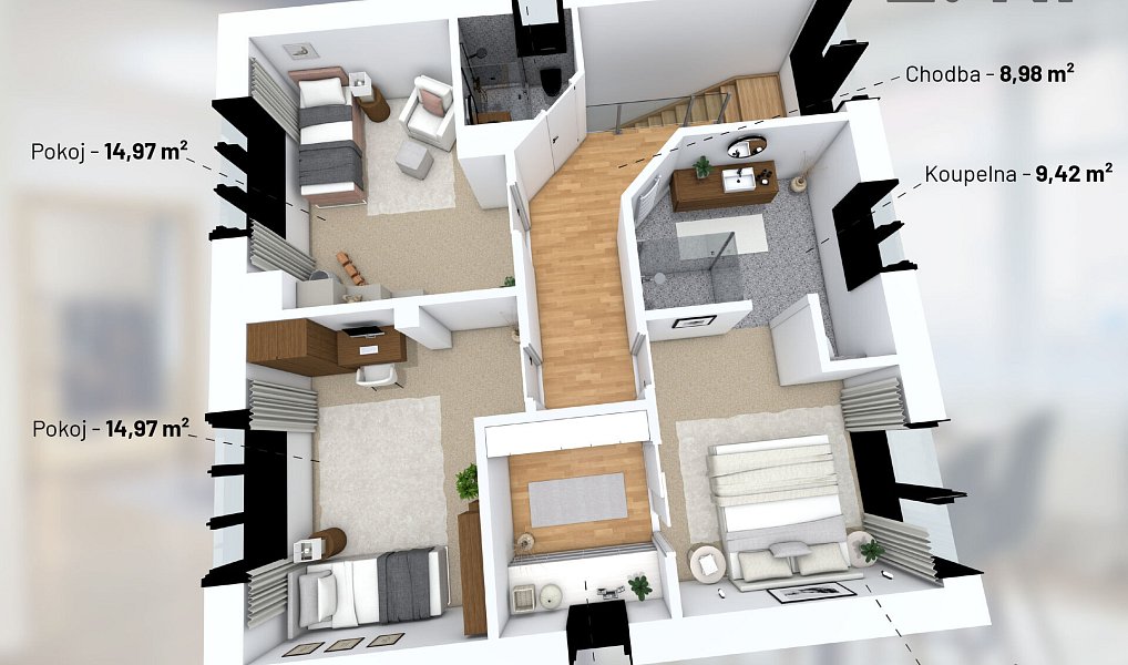 Prodej domu 151 m² s pozemkem 629 m², Libušín – náhled fotky 37