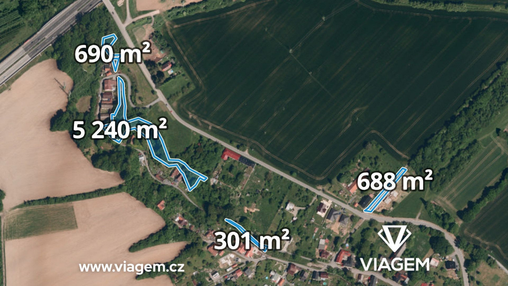 Prodej lesa 2 008 m²