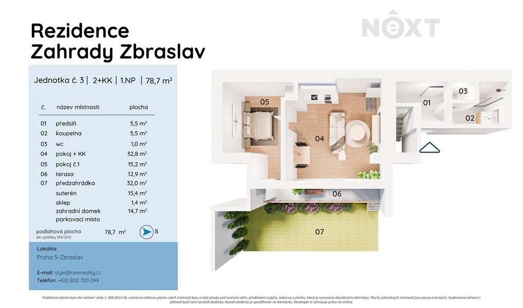 Prodej bytu 2+kk 79 m², Praha – náhled fotky 4