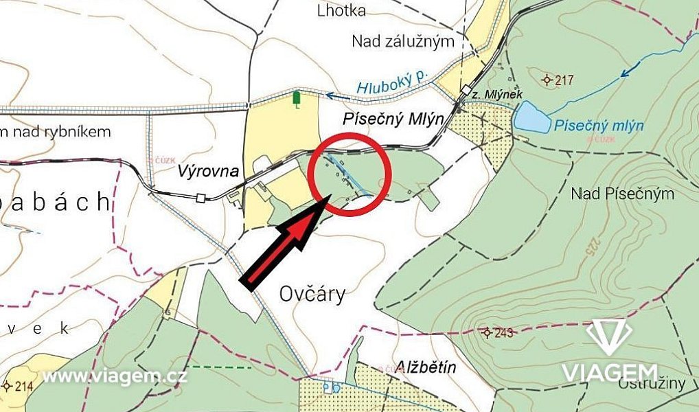 Prodej zahrady 275 m², Ovčáry – náhled fotky 4