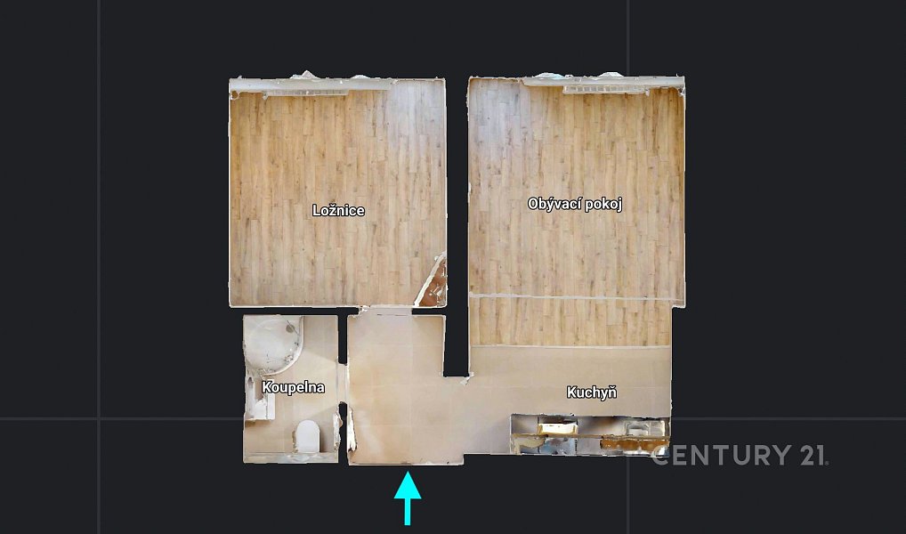 Pronájem bytu 2+kk 36 m², Ostrava – náhled fotky 6