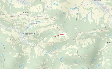 Dražba louky 749 m², Valašská Bystřice