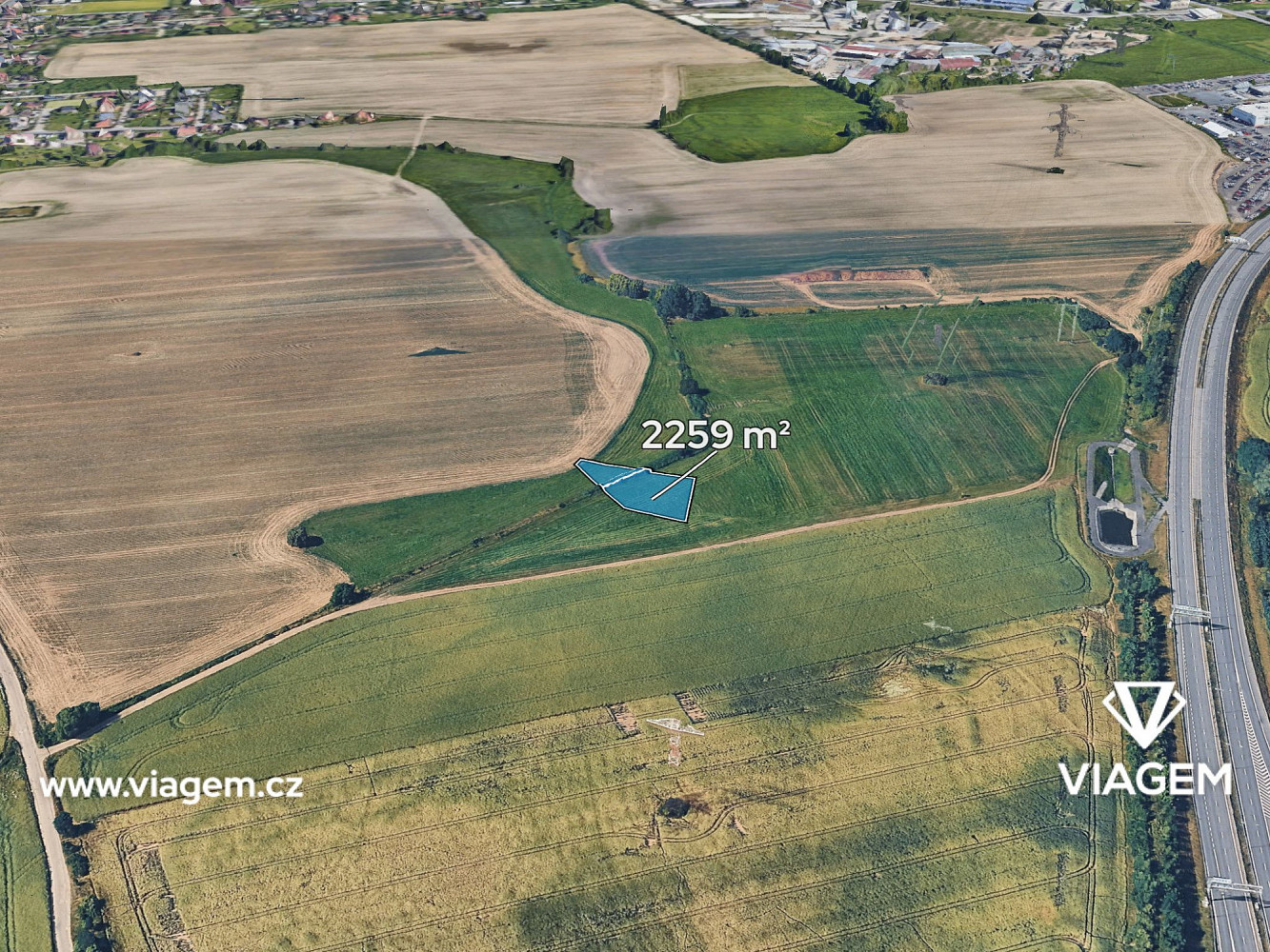 Prodej pole 1 255 m²