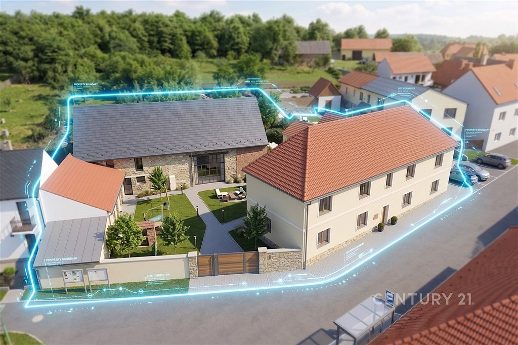 Prodej stavebního pozemku 1 180 m² – pohled 2