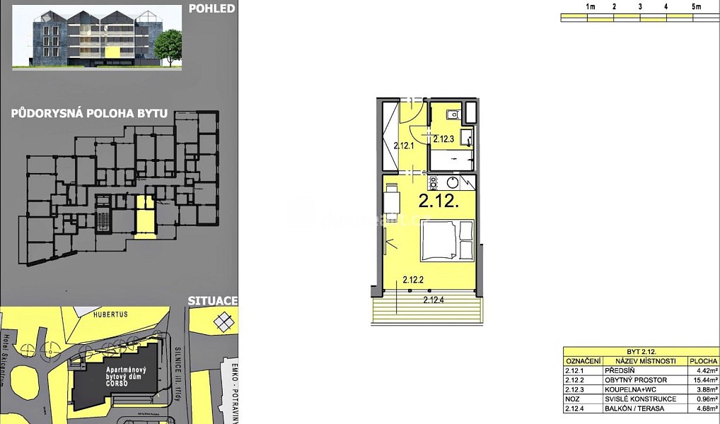 Prodej bytu 1+kk 29 m², Harrachov – náhled fotky 5