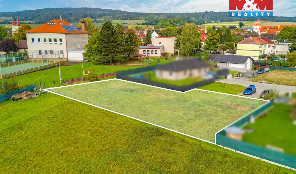Prodej stavebního pozemku 1 080 m², Osek – náhled fotky 8