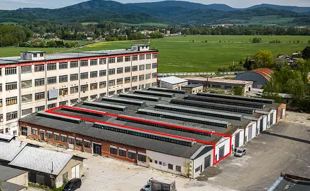 Pronájem skladovacích prostor 420 m², Rapotín, okres Šumperk