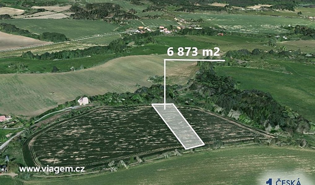 Prodej pole 1 963 m², Kravaře – náhled fotky 2