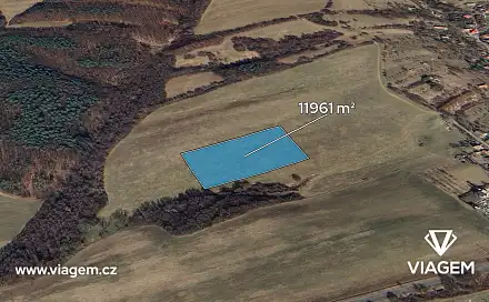Prodej pole 11 961 m², Březůvky, okres Zlín