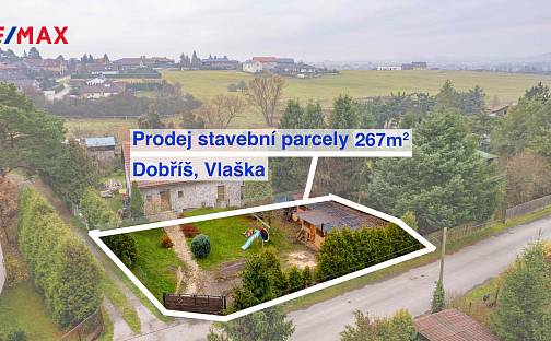 Prodej stavebního pozemku 267 m², Dobříš, okres Příbram