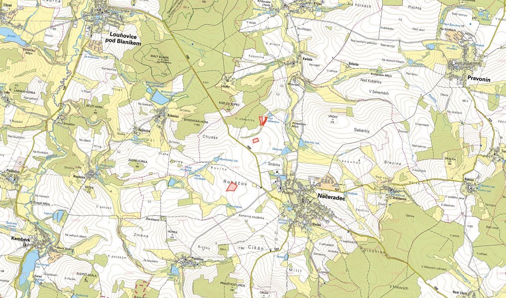 Prodej pole 21 681 m², Načeradec – náhled fotky 3