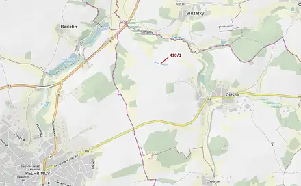 Dražba pozemku 783 m², Olešná