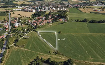 Prodej stavebního pozemku 6 654 m², Pelhřimov - Starý Pelhřimov