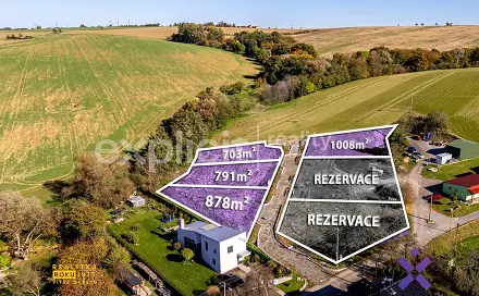 Prodej stavebního pozemku 1 008 m², Lubná, okres Kroměříž