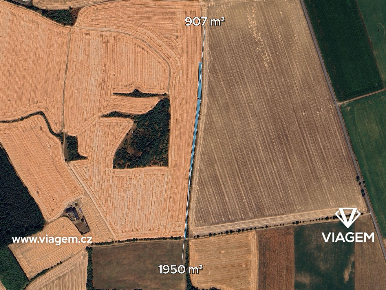 Prodej pole 714 m² – fotografie 2