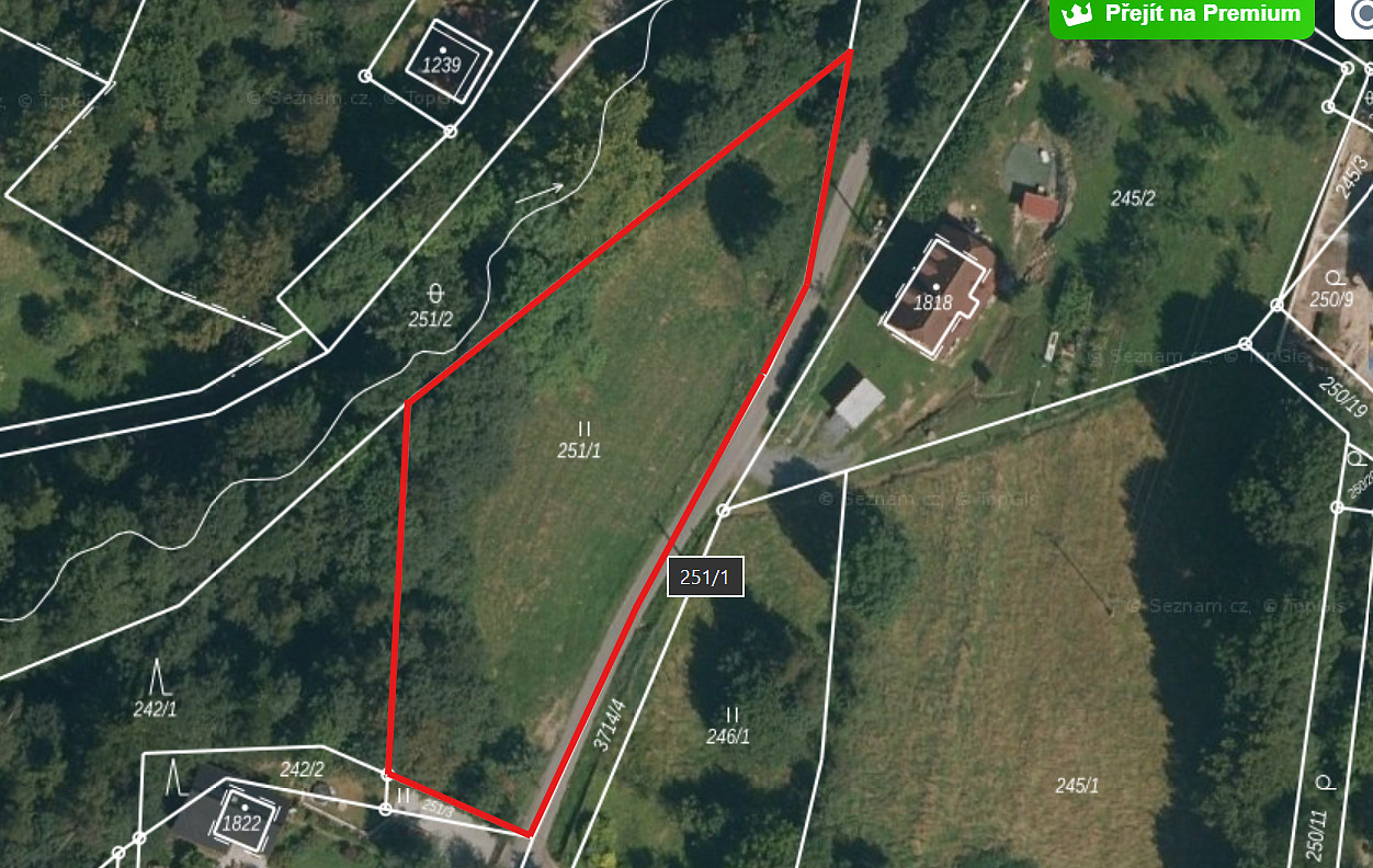 Prodej pozemku 2 274 m² – fotografie 2