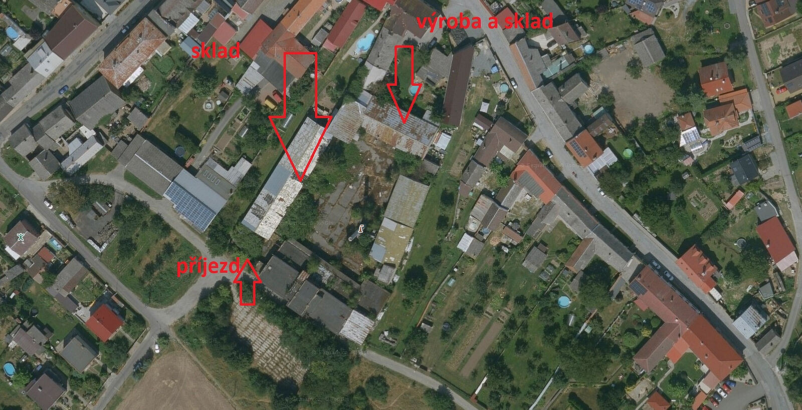 Pronájem skladovacích prostor 100 m²