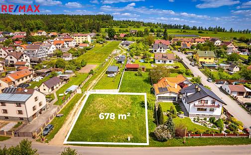Prodej stavebního pozemku 678 m², Kluky, okres Písek