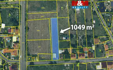 Prodej stavebního pozemku 1 049 m², Žatec - Velichov, okres Louny