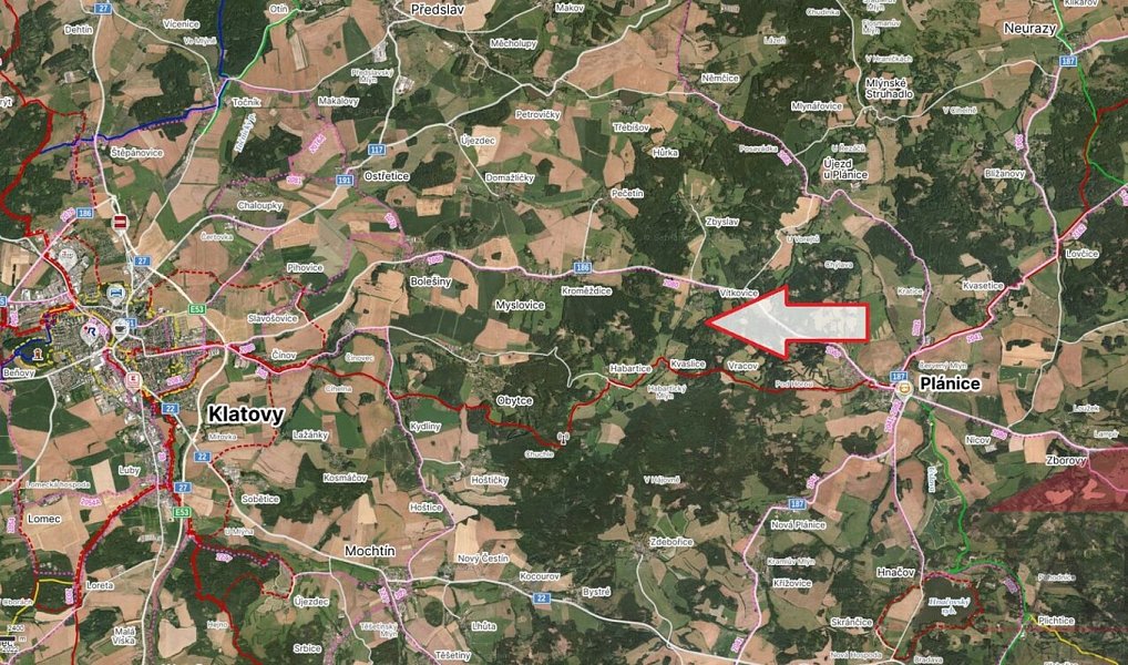 Prodej louky 2 146 m², Klatovy – náhled fotky 4