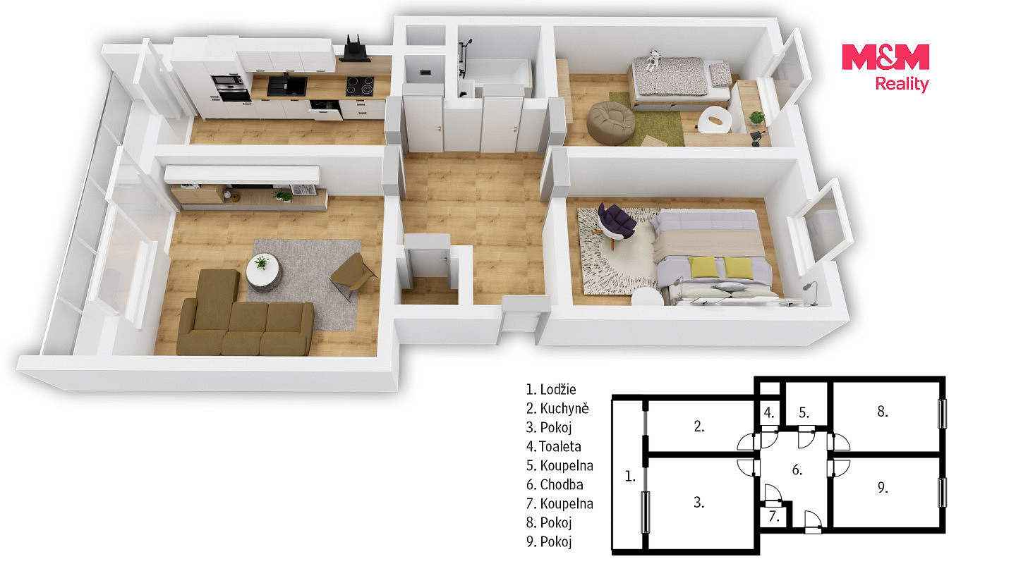 Prodej bytu 3+1 79 m² — photo 4