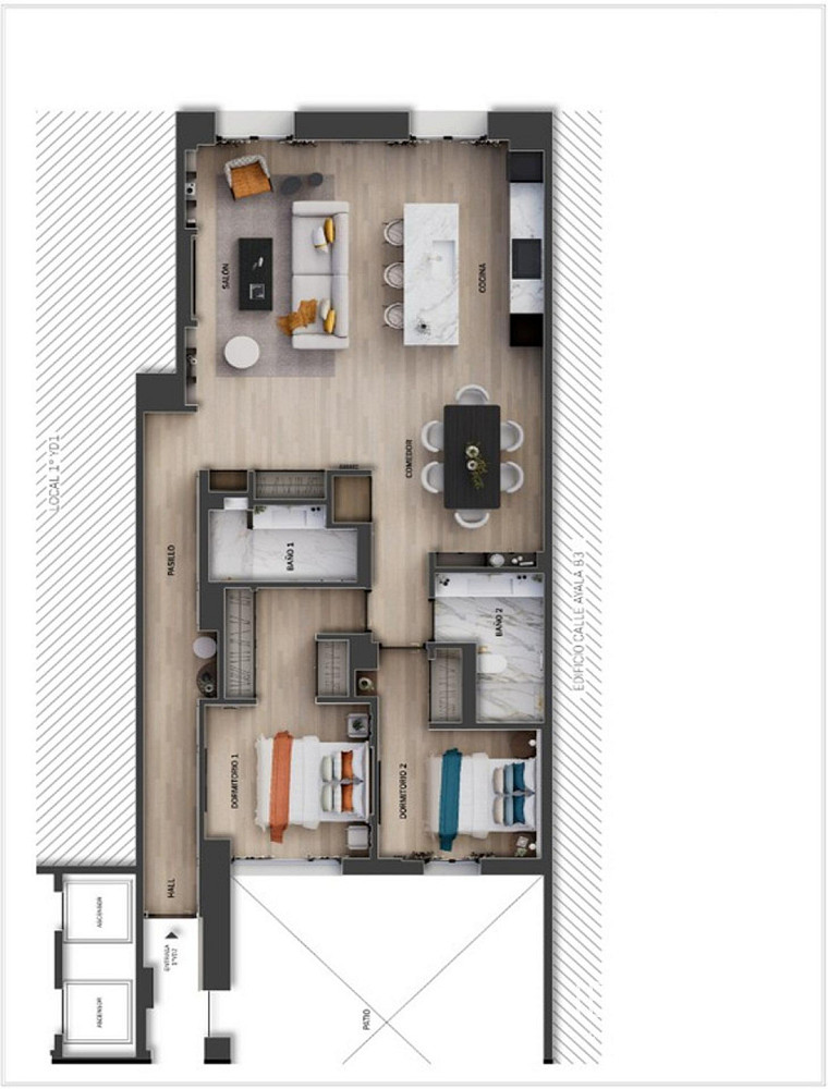 Piso 3+kk – Madrid, Barrio de los Austrias, Centro - Vista 4