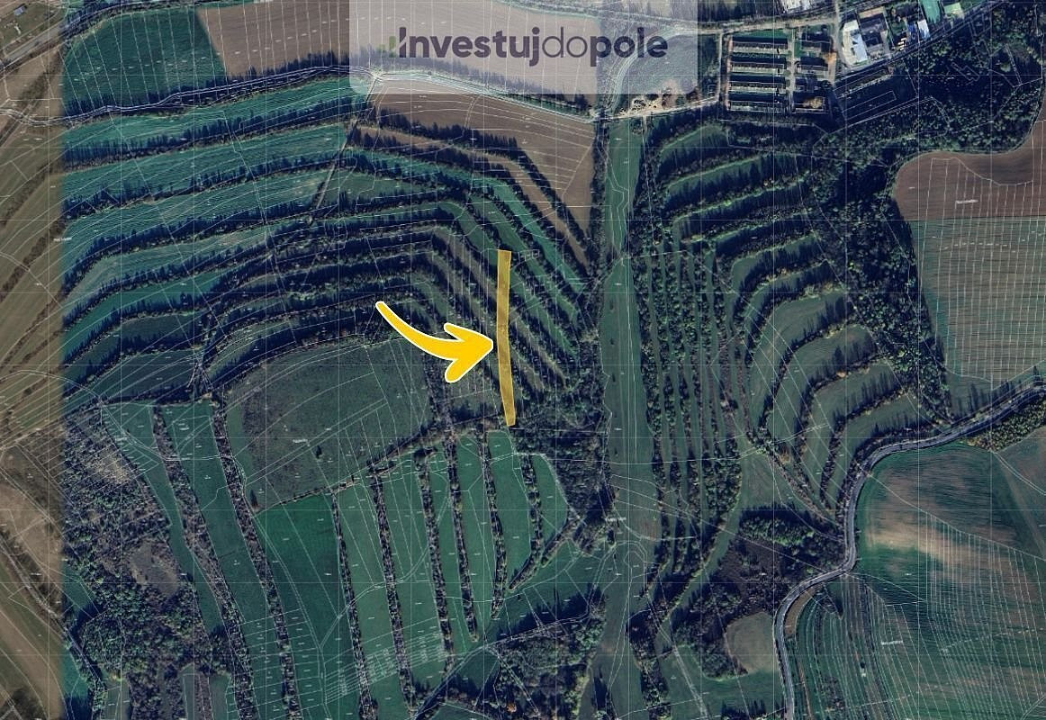 Prodej pole 1 285 m² – pohled 2