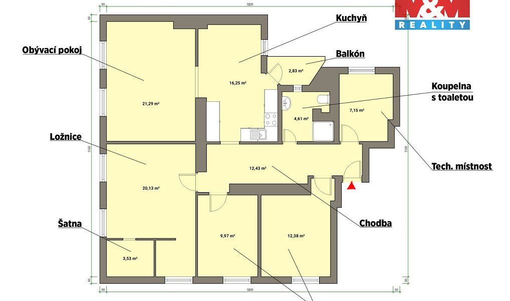 Prodej bytu 4+1 199 m², Cheb – náhled fotky 14