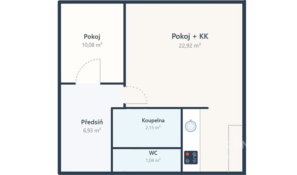 Prodej bytu 2+kk 43 m², Praha – náhled fotky 11