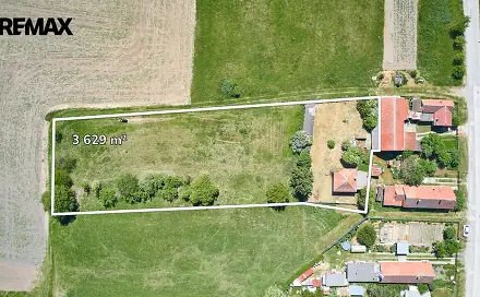 Prodej stavebního pozemku 3 629 m², Hlušice - Hlušičky, okres Hradec Králové