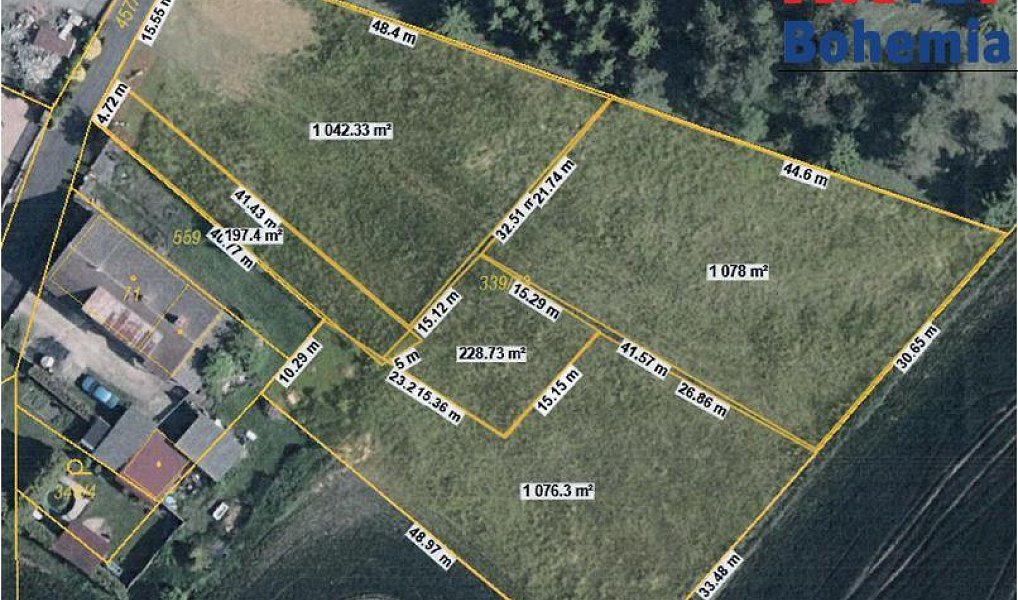Prodej stavebního pozemku 1 050 m², Plazy – náhled fotky 2