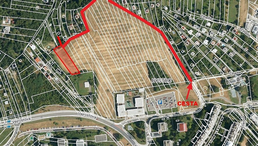 Prodej stavebního pozemku 2 063 m² – fotografie 3