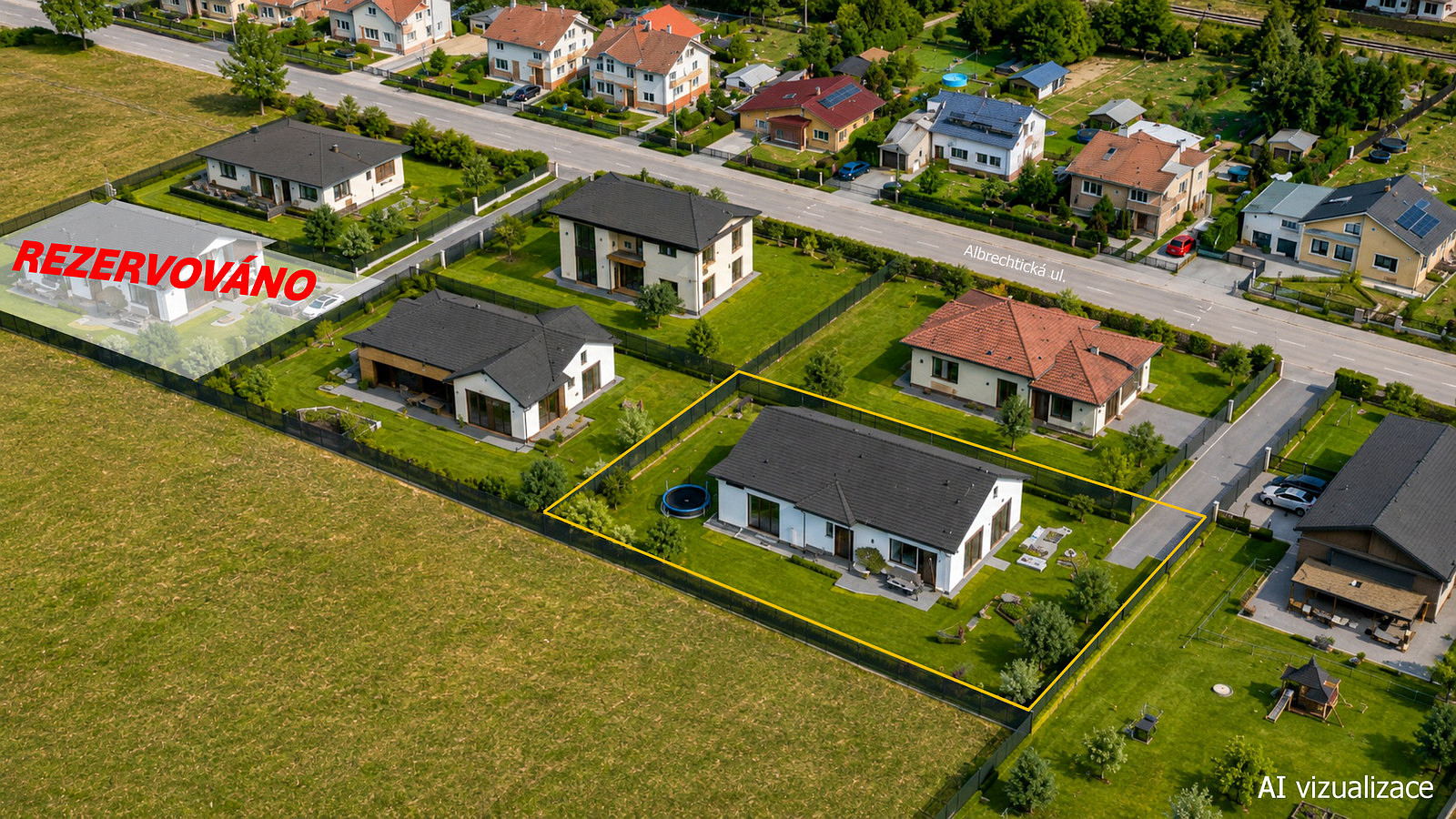 Prodej stavebního pozemku 1 102 m²