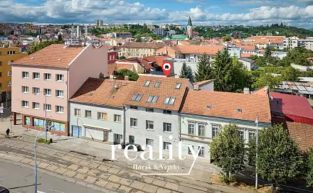 Prodej nájemního domu, činžáku 345 m², Dačického, Brno - Husovice