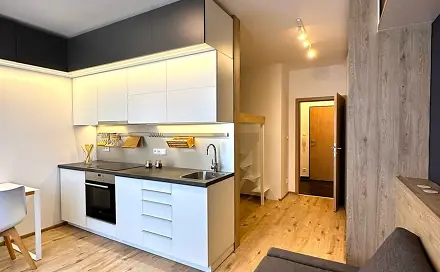 Pronájem bytu 1+kk 32 m², Kardausova, Praha 10 - Dolní Měcholupy