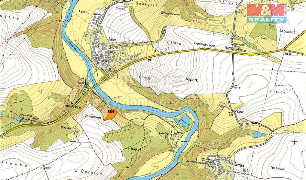 Prodej louky 4 696 m², Zlatá Koruna – náhled fotky 2