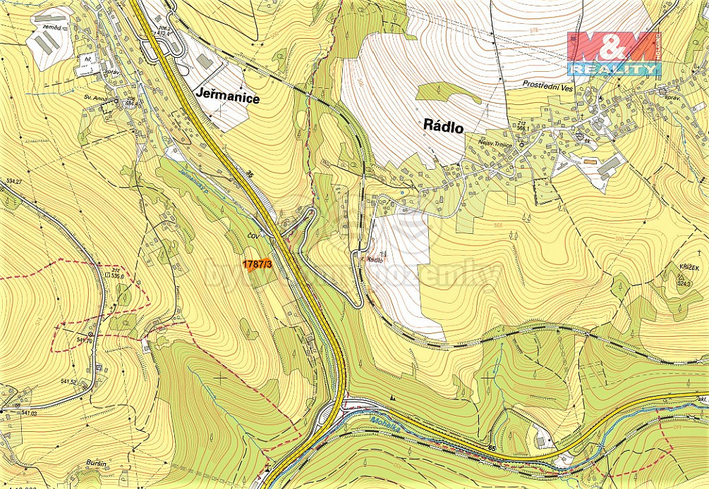 Prodej louky, 1677 m², Jeřmanice – pohled 5