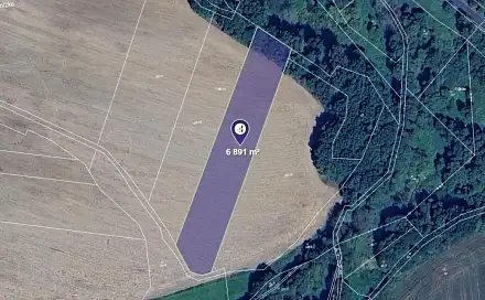 Prodej pole 3 446 m², Kasejovice, okres Plzeň-Jih