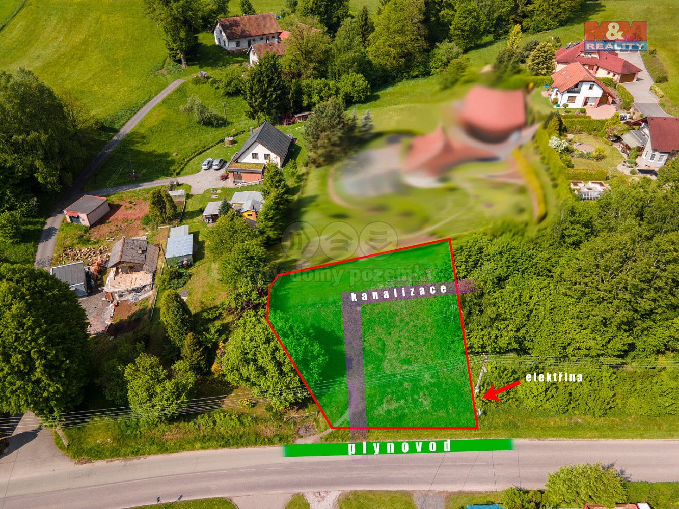 Prodej stavebního pozemku 601 m²