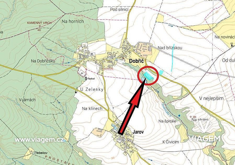 Les 3 367 m², Podíl 50 % o výměře 1 684 m² – pohled 4