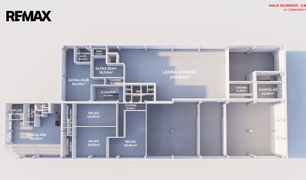 Prodej výrobních prostor 2 029 m², Olomouc – náhled fotky 32
