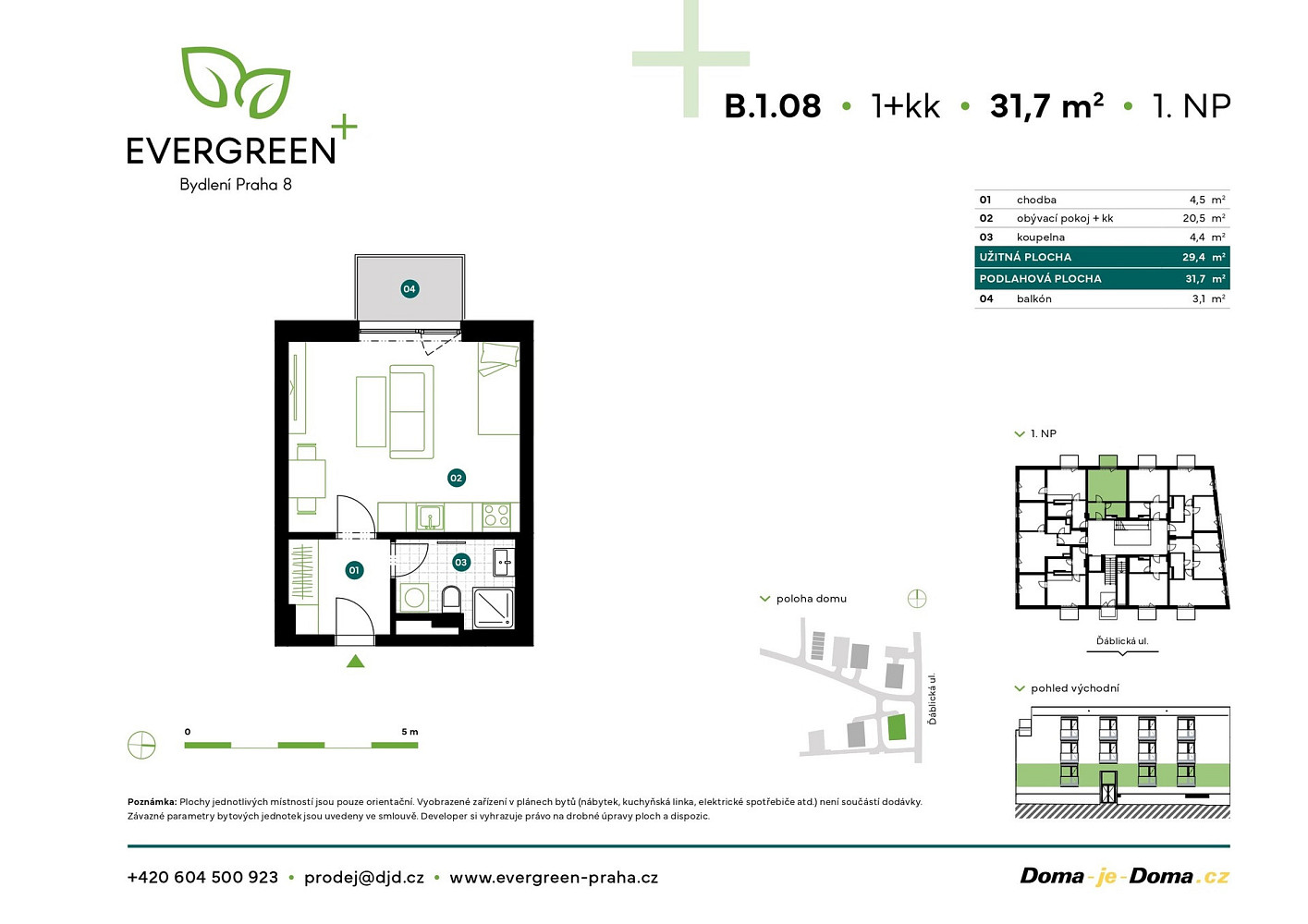Prodej bytu 1+kk 32 m² – fotografie 2