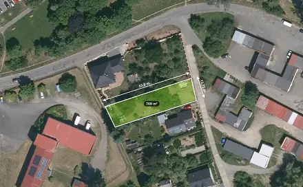 Prodej stavebního pozemku 709 m², Luční, Tachov